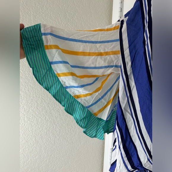 Umgee Striped Boho Blouse Size Small Top NWT - Picture 8 of 11